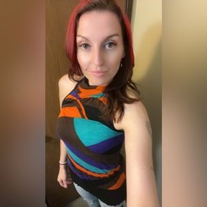 Wet seal sleeveless turtleneck